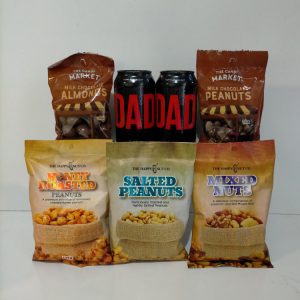 beer and nut gift for dad