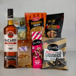 bacardi spiced rum gift pack